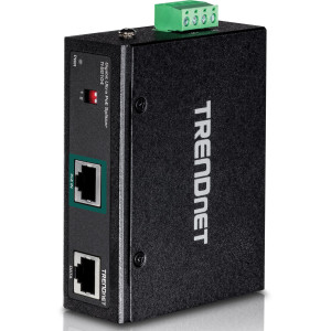 TRENDnet TI-SG104 Industrial Gigabit UPoE Splitter, IEEE 802.3bt compatible, supports 12V, 16V, 24V or 48V devices